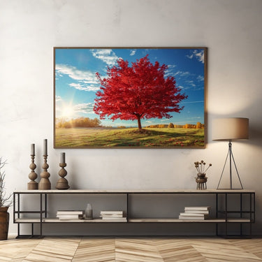 Red Tree Canvas